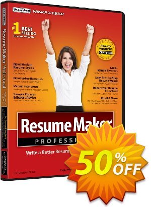 ResumeMaker Professional Deluxe discount coupon Holiday 2024! - stirring promo code of ResumeMaker Professional Deluxe 2024