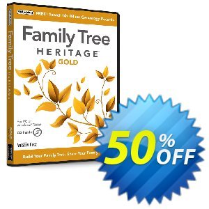 Family Tree Heritage Platinum 9 Coupon, discount HOLIDAY2022: Save 40% Sitewide!. Promotion: marvelous discount code of Family Tree Heritage™ Platinum 9 2022