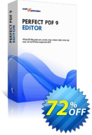 Perfect PDF 9 Editor (Family License) Coupon, discount Affiliate Promotion. Promotion: wonderful promo code of Perfect PDF 9 Editor (Family) 2023