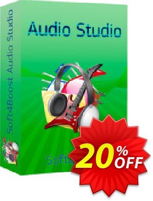 Soft4Boost Audio Studio Coupon, discount Soft4Boost Audio Studio super promo code 2022. Promotion: super promo code of Soft4Boost Audio Studio 2022