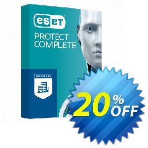 ESET PROTECT Complete offering sales 20% OFF ESET PROTECT Complete, verified. Promotion: Excellent discount code of ESET PROTECT Complete, tested & approved