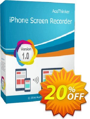Acethinker iPhone Screen Recorder 제공  iPhone Screen Recorder (Personal - 1 year) exclusive promotions code 2024