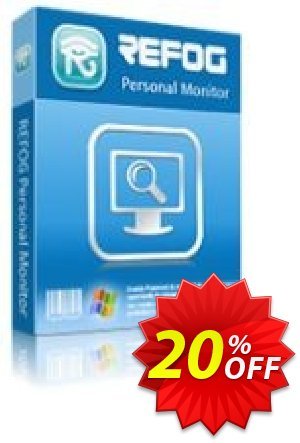 REFOG Personal Monitor - 3 License Coupon, discount REFOG Personal Monitor - 3 License Staggering discounts code 2022. Promotion: Staggering discounts code of REFOG Personal Monitor - 3 License 2022