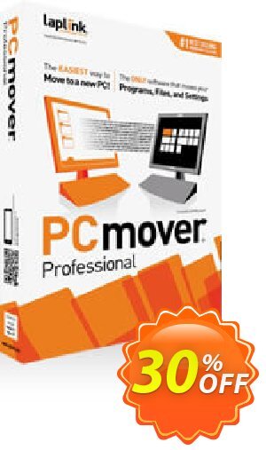 Laplink PCmover PROFESSIONAL Coupon, discount 30% OFF Laplink PCmover PROFESSIONAL, verified. Promotion: Excellent promo code of Laplink PCmover PROFESSIONAL, tested & approved