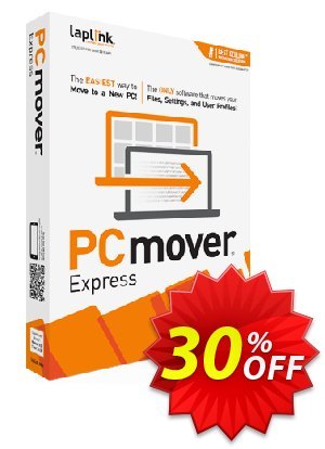 Laplink PCmover EXPRESS Coupon discount 30% OFF Laplink PCmover EXPRESS, verified