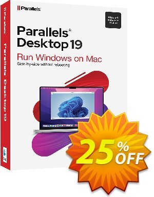 Parallels Desktop 18 for Mac 세일  25% OFF Parallels Desktop 18 for Mac, verified
