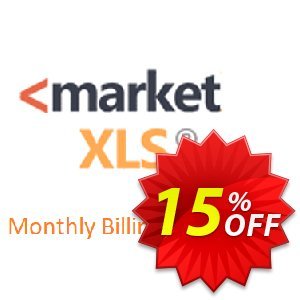 MarketXLS Pro Plus Monthly Billing discount coupon 15% OFF MarketXLS Pro Plus Monthly Billing, verified - Super discount code of MarketXLS Pro Plus Monthly Billing, tested & approved