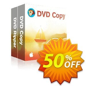 DVDFab DVD Copy + DVD Ripper for MAC promotions 50% OFF DVDFab DVD Copy + DVD Ripper for MAC, verified. Promotion: Special sales code of DVDFab DVD Copy + DVD Ripper for MAC, tested & approved