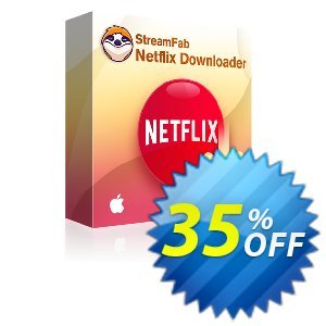 StreamFab Netflix Downloader for MAC (1 Year) Coupon discount 35% OFF DVDFab Netflix Downloader for MAC 1 Year, verified