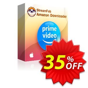 StreamFab Amazon Downloader for MAC Lifetime discount coupon 35% OFF StreamFab Amazon Downloader for MAC Lifetime, verified - Special sales code of StreamFab Amazon Downloader for MAC Lifetime, tested & approved