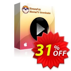 StreamFab AbemaTV Downloader for MAC discount coupon 31% OFF StreamFab AbemaTV Downloader, verified - Special sales code of StreamFab AbemaTV Downloader, tested & approved