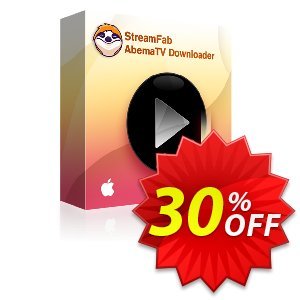 StreamFab AbemaTV Downloader for MAC (1 year) discount coupon 30% OFF StreamFab AbemaTV Downloader for MAC (1 year), verified - Special sales code of StreamFab AbemaTV Downloader for MAC (1 year), tested & approved