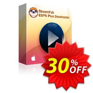 StreamFab ESPN Plus Downloader for MAC (1 Year) Coupon, discount 30% OFF StreamFab ESPN Plus Downloader for MAC (1 Year), verified. Promotion: Special sales code of StreamFab ESPN Plus Downloader for MAC (1 Year), tested & approved