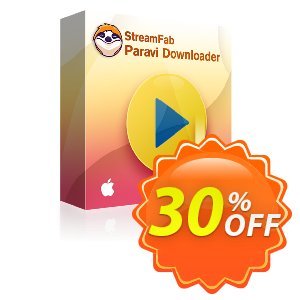 StreamFab Paravi PRO for MAC (1 Month) 優惠券，折扣碼 30% OFF StreamFab Paravi PRO for MAC (1 Month), verified，促銷代碼: Special sales code of StreamFab Paravi PRO for MAC (1 Month), tested & approved