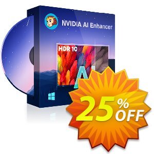 DVDFab NVIDIA AI Enhancer 1-Year License Coupon, discount EXCLUSIVE CODE. Promotion: 