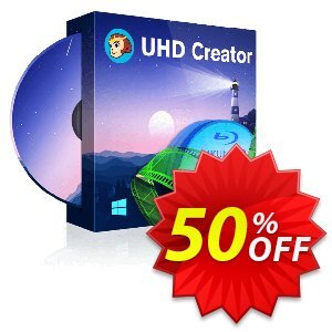 DVDFab UHD Creator offering sales 50% OFF DVDFab UHD Creator, verified. Promotion: Special sales code of DVDFab UHD Creator, tested & approved