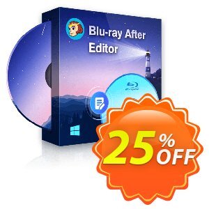 DVDFab Blu-ray After Editor促销销售 25% OFF DVDFab Blu-ray After Editor, verified