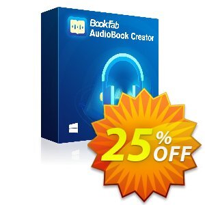 BookFab AudioBook Creator 1-Month License kode diskon  Promosi: 