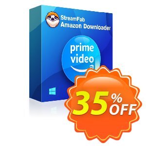 StreamFab Amazon Downloader discount coupon 35% OFF StreamFab Amazon Downloader, verified - Special sales code of StreamFab Amazon Downloader, tested & approved