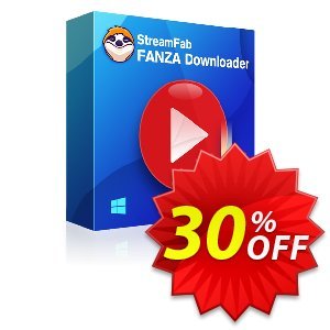StreamFab FANZA Downloader (1 Month License) discount coupon 30% OFF StreamFab FANZA Downloader (1 Month License), verified - Special sales code of StreamFab FANZA Downloader (1 Month License), tested & approved
