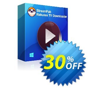 StreamFab Rakuten Downloader PRO (1 Month) Coupon, discount 30% OFF StreamFab Rakuten Downloader PRO (1 Month), verified. Promotion: Special sales code of StreamFab Rakuten Downloader PRO (1 Month), tested & approved