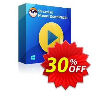 StreamFab Paravi PRO (1 Month) Coupon, discount 30% OFF StreamFab Paravi PRO (1 Month), verified. Promotion: Special sales code of StreamFab Paravi PRO (1 Month), tested & approved