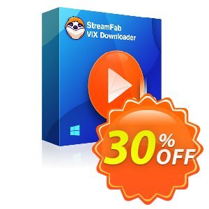 StreamFab ViX Downloader (1 Month) Coupon, discount 30% OFF StreamFab ViX Downloader, verified. Promotion: Special sales code of StreamFab ViX Downloader, tested & approved