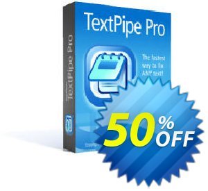 TextPipe Pro  (+1 Yr Maintenance) Coupon, discount Coupon code TextPipe Pro  (+1 Yr Maintenance). Promotion: TextPipe Pro  (+1 Yr Maintenance) offer from DataMystic