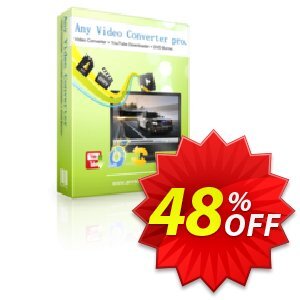 Any Video Converter Pro offer coupon from NOTEBUR any-video-converter.com. Promotion: 