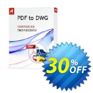 AutoDWG PDF to DWG Converter PRO割引コード・25% AutoDWG (12005) キャンペーン:10% Discount from AutoDWG (12005)