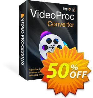 VideoProc 1 year license offering deals