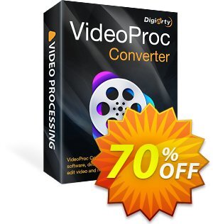 VideoProc Converter 1 year license割引コード・50% OFF VideoProc One Year License, verified キャンペーン:Exclusive promo code of VideoProc One Year License, tested & approved