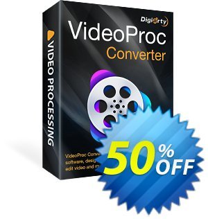 VideoProc for Mac 1 year License discount coupon 50% OFF VideoProc for Mac, verified - Exclusive promo code of VideoProc for Mac, tested & approved