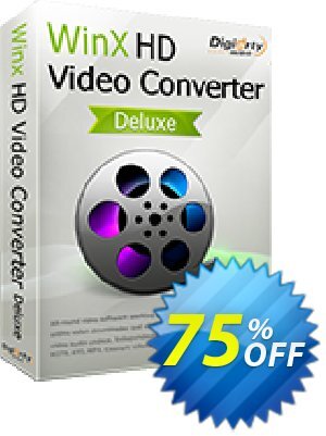 WinX HD Video Converter Deluxe (1 year License) 優惠券，折扣碼 65% OFF WinX HD Video Converter Deluxe (1 year License), verified，促銷代碼: Exclusive promo code of WinX HD Video Converter Deluxe (1 year License), tested & approved