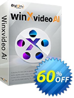 WinXvideo AI 1-Year 3 PCs 優惠券，折扣碼 60% OFF WinXvideo AI 1-Year 3 PCs, verified，促銷代碼: Exclusive promo code of WinXvideo AI 1-Year 3 PCs, tested & approved