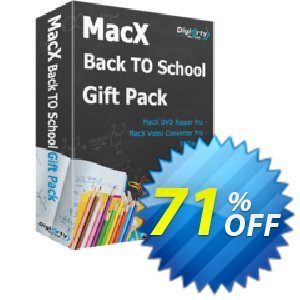 MacX Back-to-School Gift Pack Coupon, discount Special Pack - 2023 Back to School. Promotion: Big deals code of MacX Back-to-School Gift Pack 2023