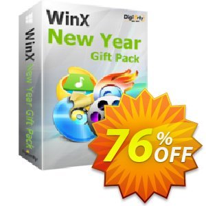 WinX New Year Special Gift Pack 優惠券，折扣碼 76% OFF WinX New Year Special Gift Pack, verified，促銷代碼: Exclusive promo code of WinX New Year Special Gift Pack, tested & approved