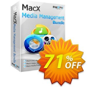 MacX Media Management Suite discount coupon Media Bundle 70% OFF -  MacX Media Management Suite discount promo MMBDAFFNEW70