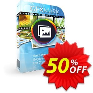 GFXMark Pro割引コード・Upgrade 63% Discount New キャンペーン:Upgrade GFXMark Pro with 50% Discount
