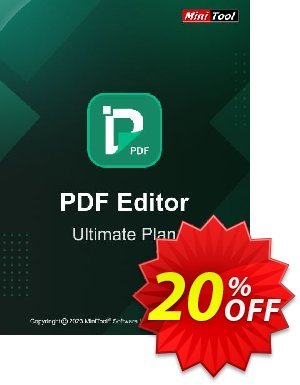MiniTool PDF Editor PRO Monthly Plan discount coupon 20% OFF MiniTool PDF Editor PRO Monthly Plan, verified - Formidable discount code of MiniTool PDF Editor PRO Monthly Plan, tested & approved