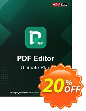 MiniTool PDF Editor PRO Yearly Plan 優惠券，折扣碼 20% OFF MiniTool PDF Editor PRO Yearly Plan, verified，促銷代碼: Formidable discount code of MiniTool PDF Editor PRO Yearly Plan, tested & approved