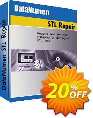 DataNumen STL Repair Coupon discount 20% OFF DataNumen File Splitter, verified