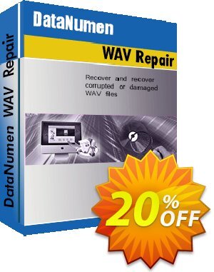 DataNumen WAV Repair Coupon discount 20% OFF DataNumen File Splitter, verified