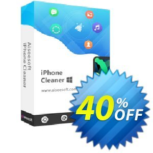 Aiseesoft iPhone Cleaner Coupon, discount Spring Contest Discount. Promotion: Imposing discounts code of Aiseesoft iPhone Cleaner 2023