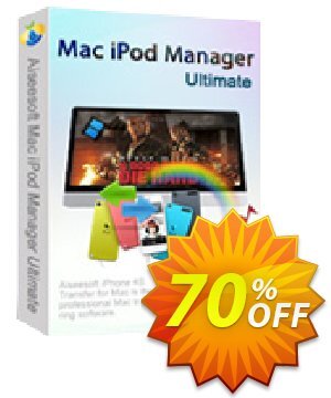 Aiseesoft Mac iPod Manager Ultimate 프로모션 코드 40% Aiseesoft 프로모션: 