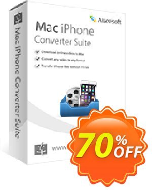 Aiseesoft Mac iPhone Converter Suite割引コード・40% Aiseesoft キャンペーン: