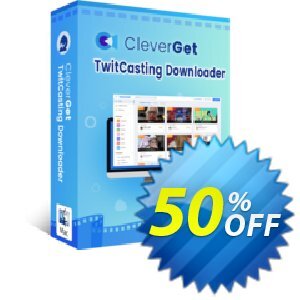 CleverGet TwitCasting download for MAC 프로모션 코드 CleverGet TCD for Mac Formidable promotions code 2024 프로모션: Formidable promotions code of CleverGet TCD for Mac 2024