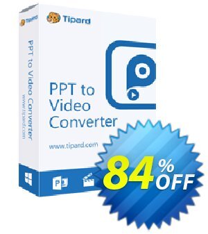 Tipard PPT to Video Converter kode diskon 50OFF Tipard Promosi: 50OFF Tipard