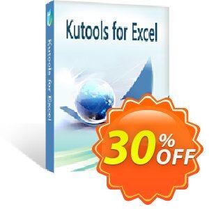 Kutools for Excel昇進 30% OFF Kutools for Excel, verified