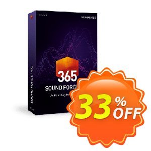 MAGIX SOUND FORGE Pro 365 Coupon discount 33% OFF MAGIX SOUND FORGE Pro 365 2023
